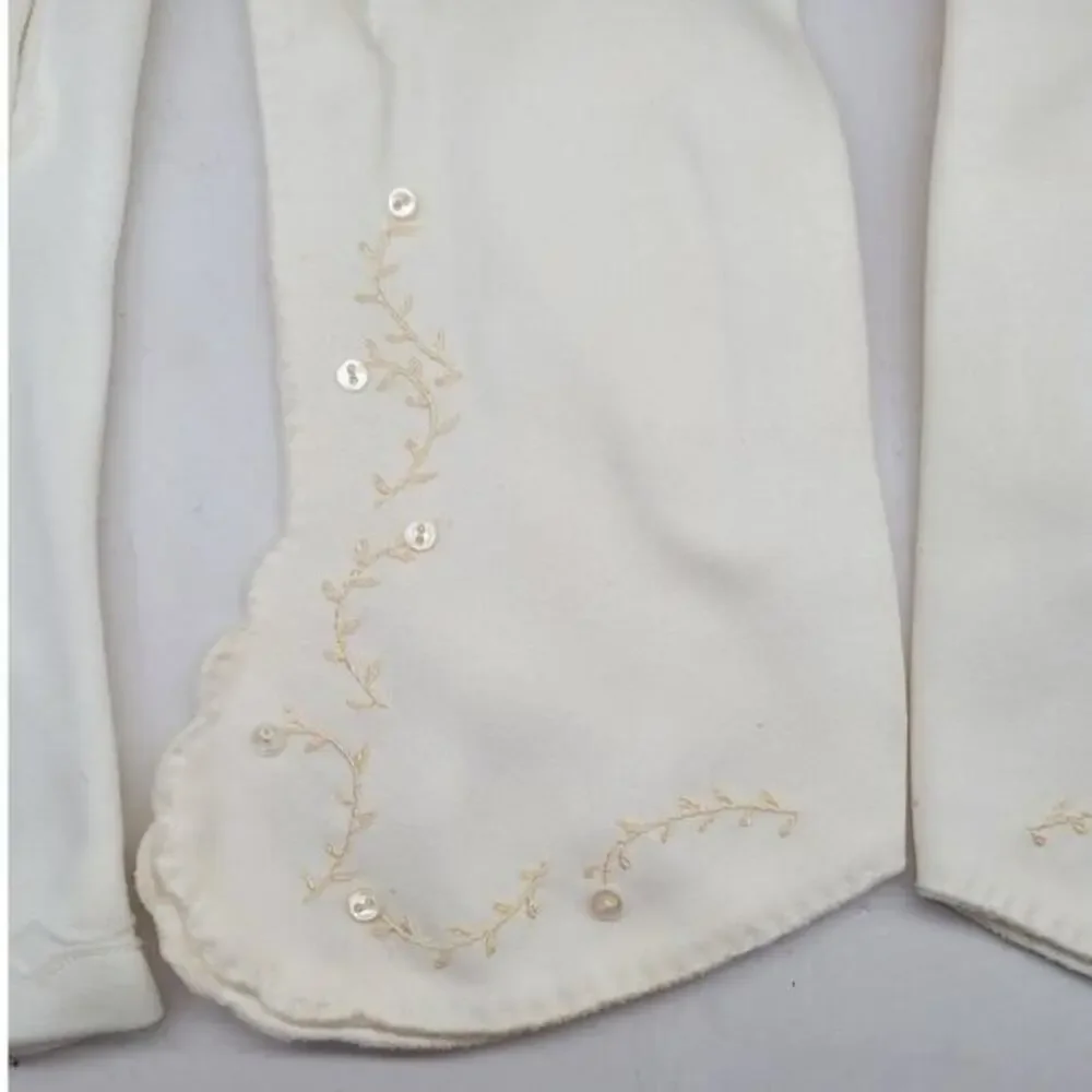 Lot 2 Pairs Vintage White Nylon Cotton Ladies Wrist Length Shorties Dress Gloves